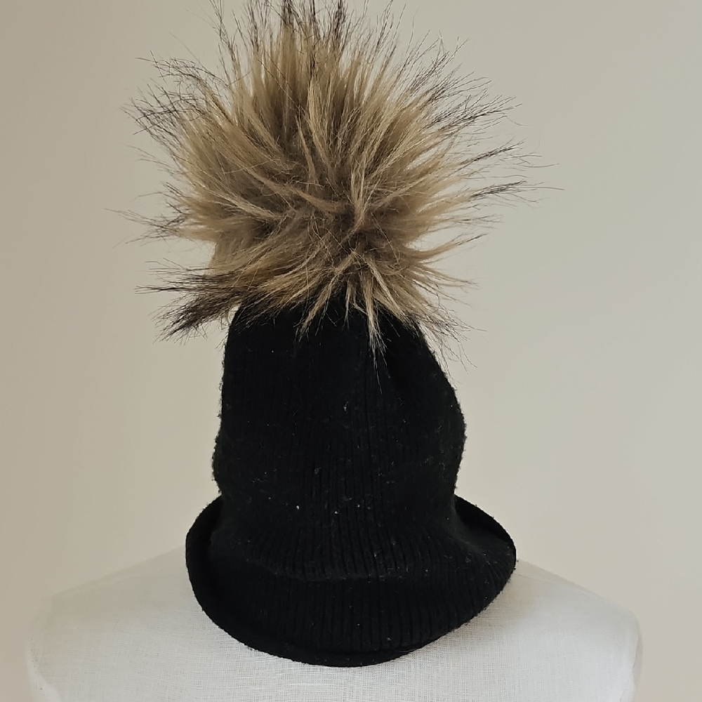 Main Character Black Knit Beanie